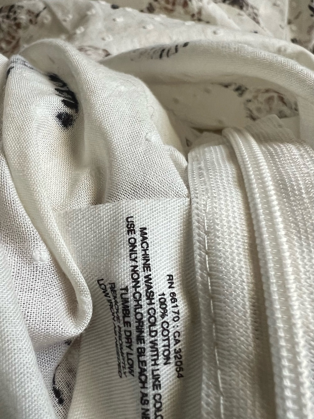 Anthropologie Rebekah Maysles Cream Racoon Print Ruffle Blouse - Picture 6 of 6